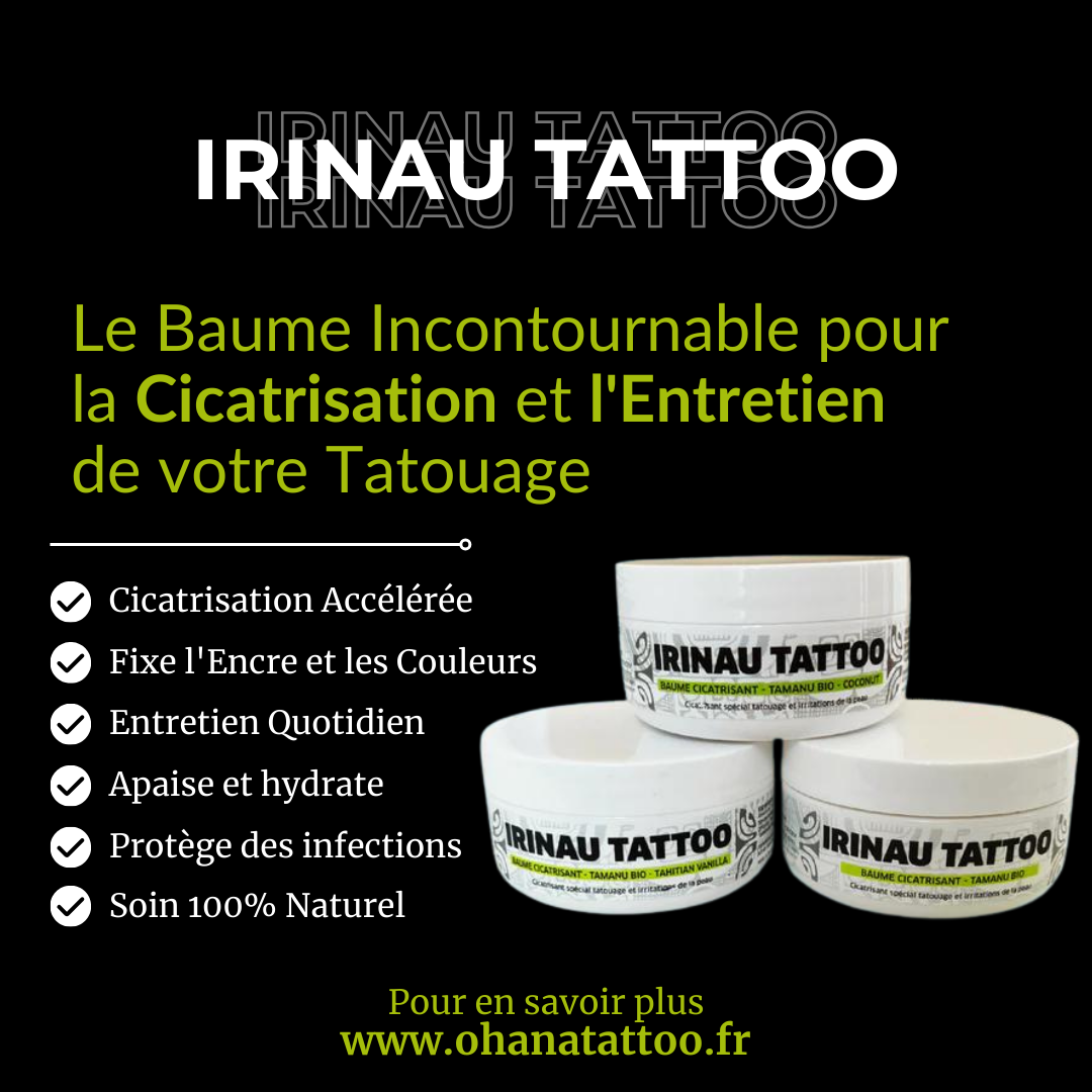 IRINAU TATTOO - BAUME CICATRISANT ET ENTRETIEN 60ML