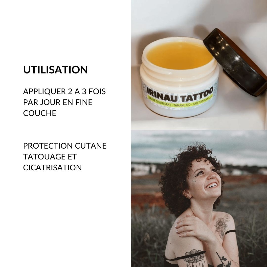 IRINAU TATTOO - BAUME CICATRISANT ET ENTRETIEN 60ML